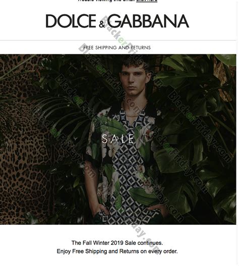 dolce gabbana black friday 2020